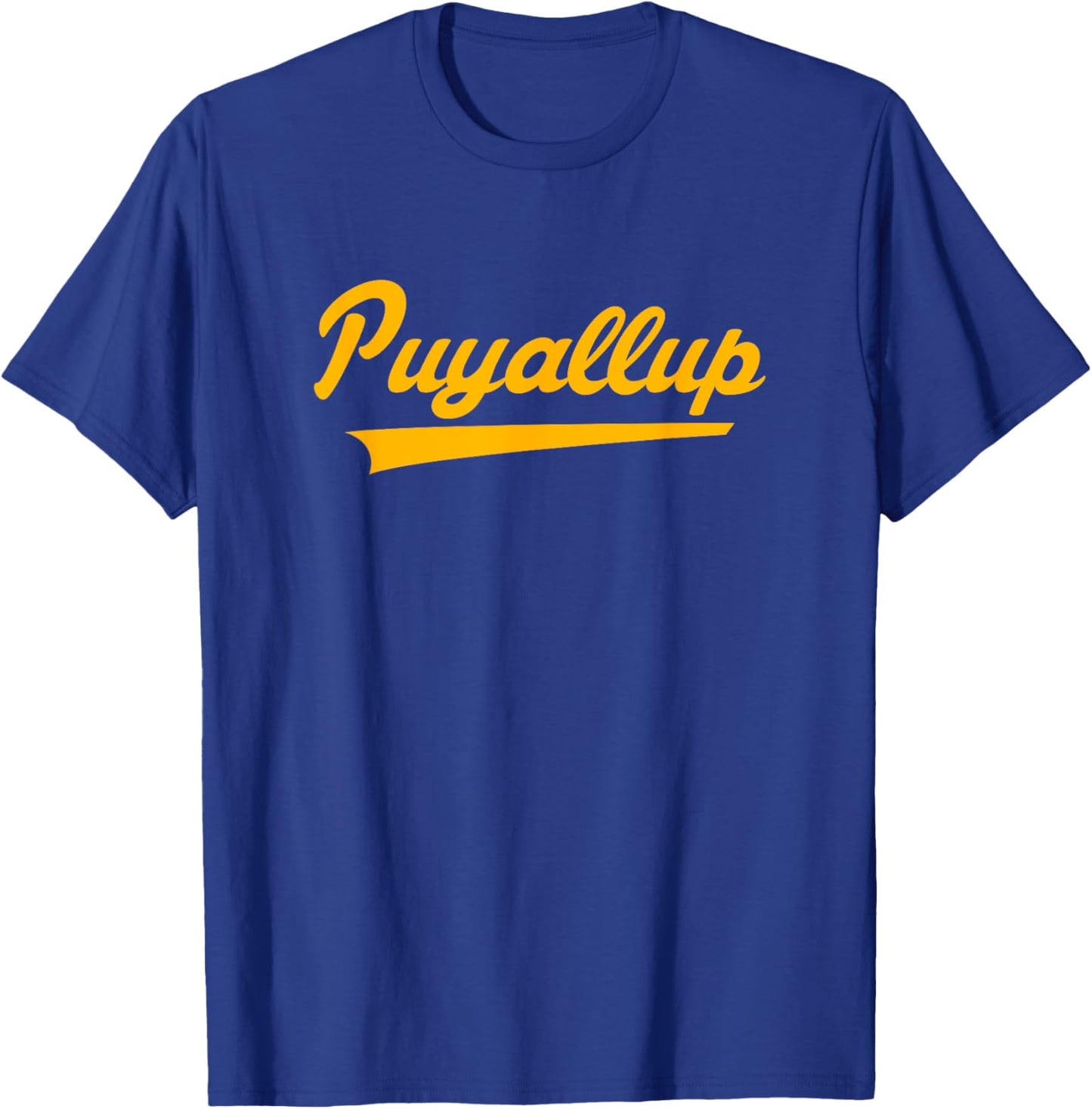 Puyallup High School Vintage Swoosh T-Shirt - T-Shirt | Royal