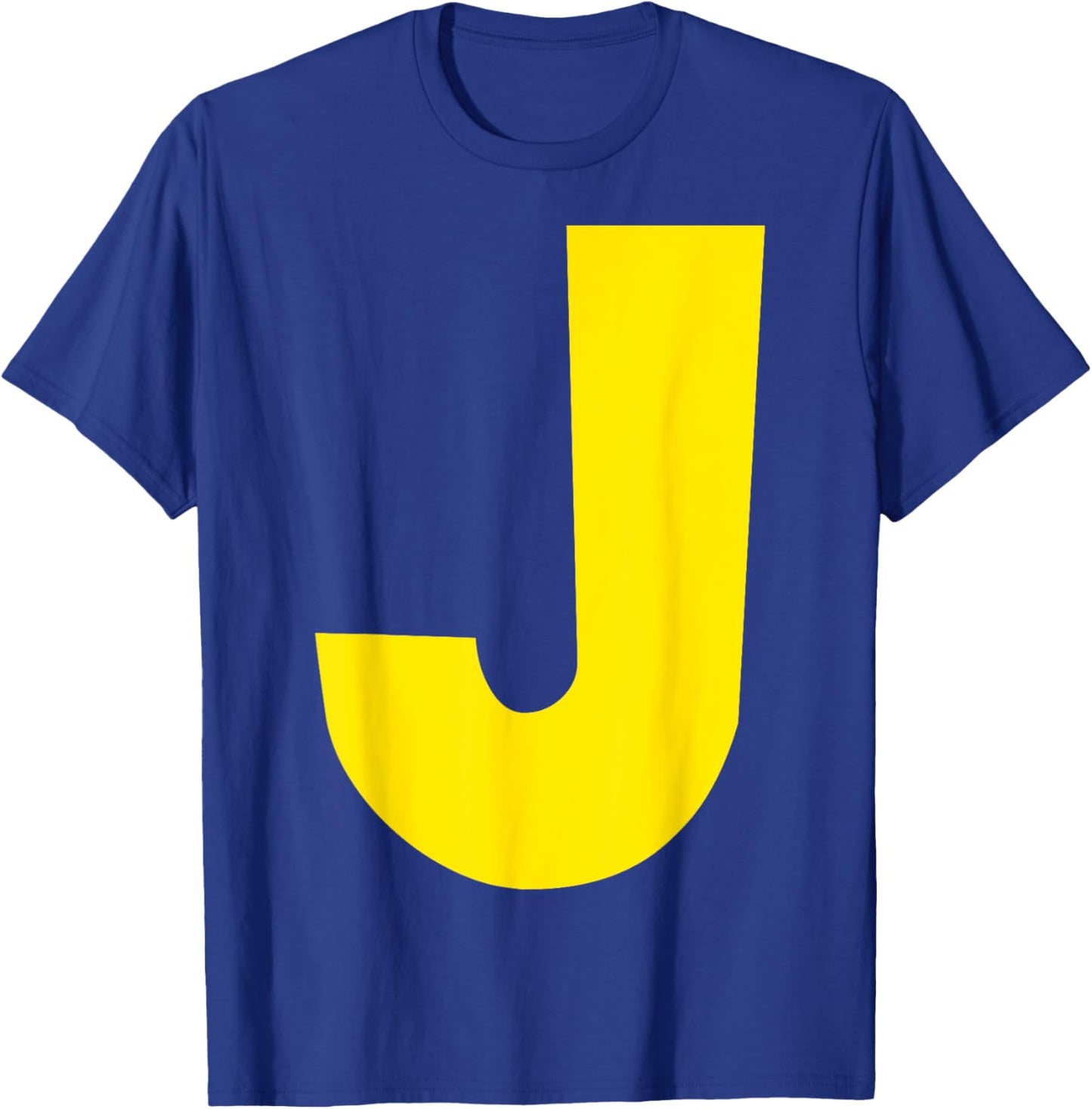 "J" Letter Chipmunk Group Matching Funny Halloween Letter J T-Shirt - T-Shirt | Royal