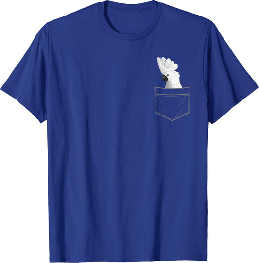 Cute Cockatoo Design Women Parrot Cockatoo Lovers T-Shirt - T-Shirt | Royal