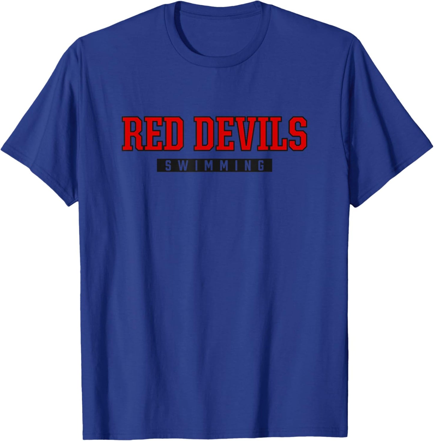 East Valley Red Devils Swimming T-Shirt - T-Shirt | Royal