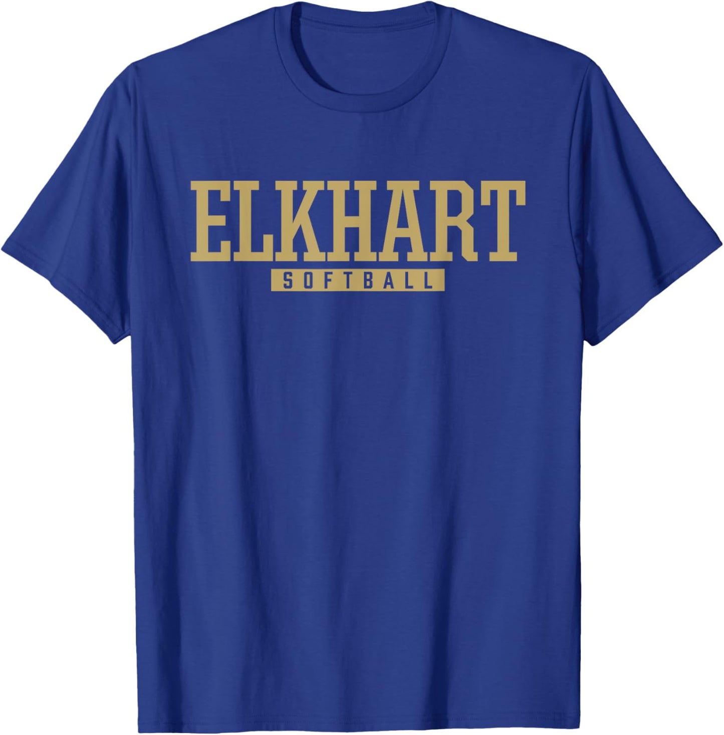 Elkhart High School Softball T-Shirt - T-Shirt | Royal