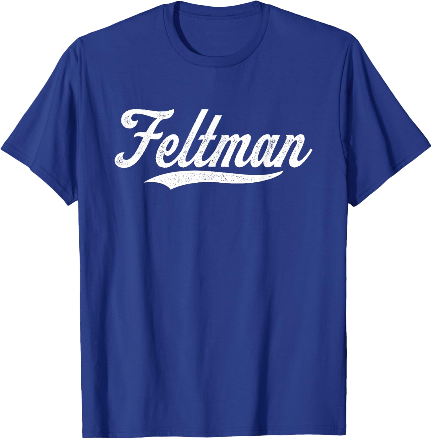 Distressed Script Durbin Feltman Prospect Baseball Fan Gear T-Shirt - T-Shirt | Royal