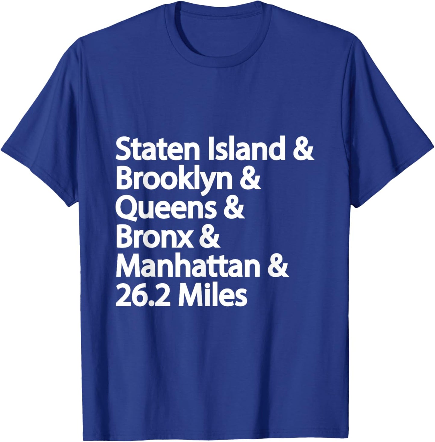 5 Boroughs NYC Running T-Shirt - T-Shirt | Royal
