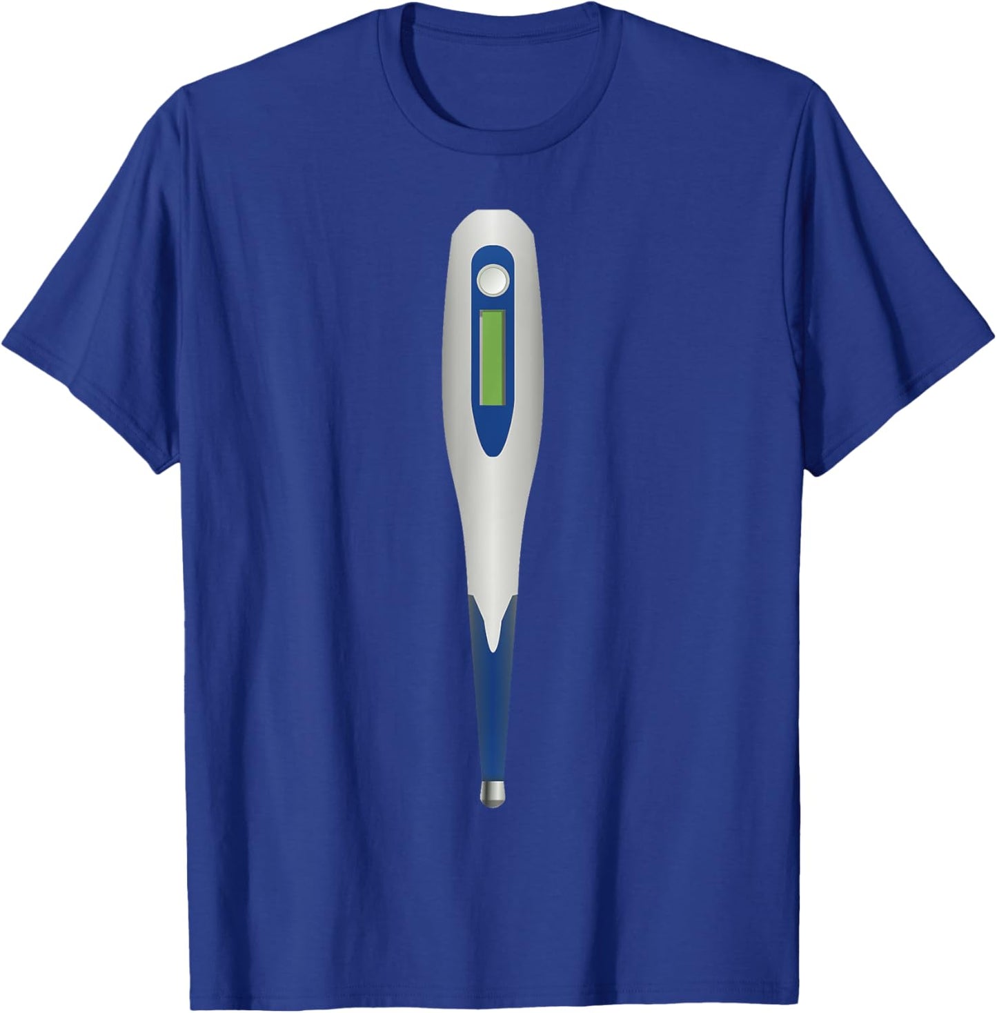 Digital Thermometer Funny Dress Up Cosplay Halloween Costume T-Shirt - T-Shirt | Royal