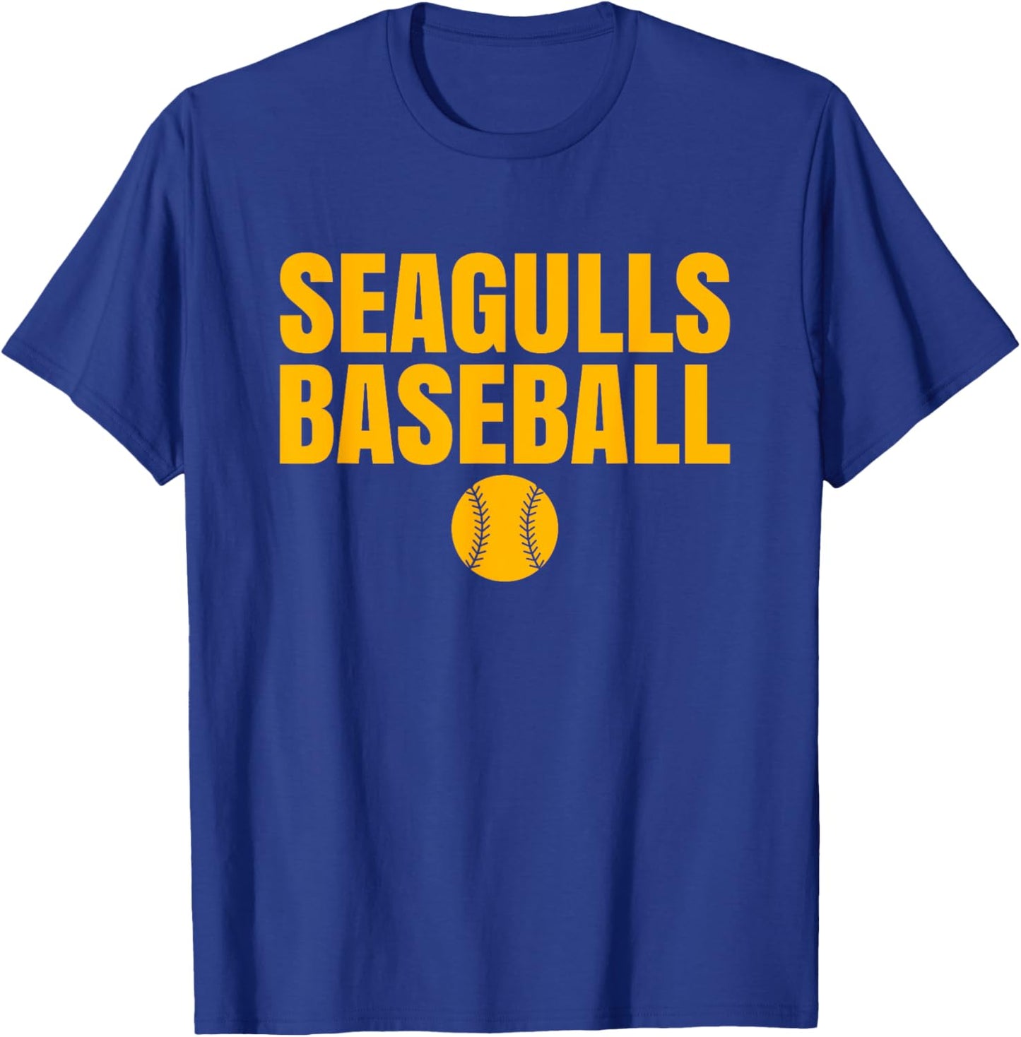Everett Seagulls Baseball T-Shirt - T-Shirt | Royal