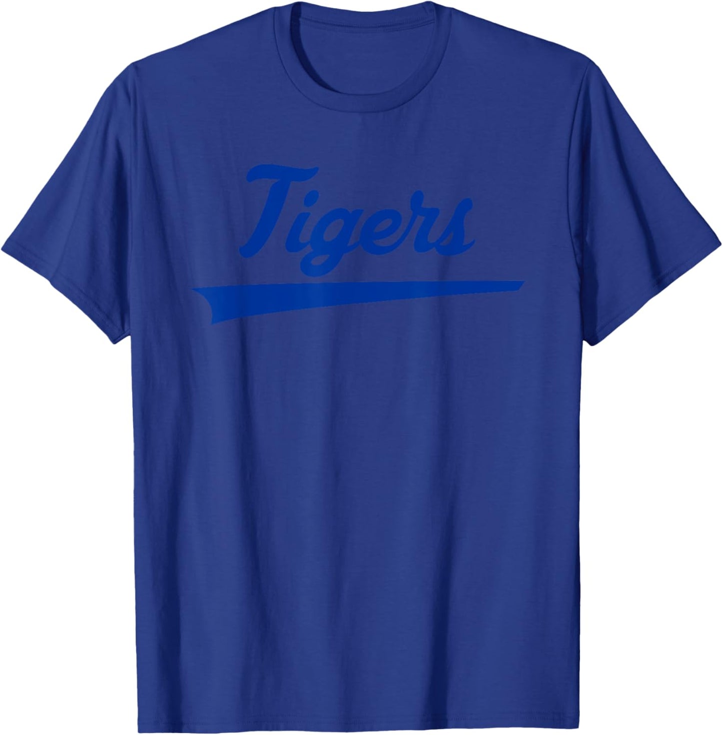 Tidehaven Tigers Vintage Swoosh T-Shirt - T-Shirt | Royal