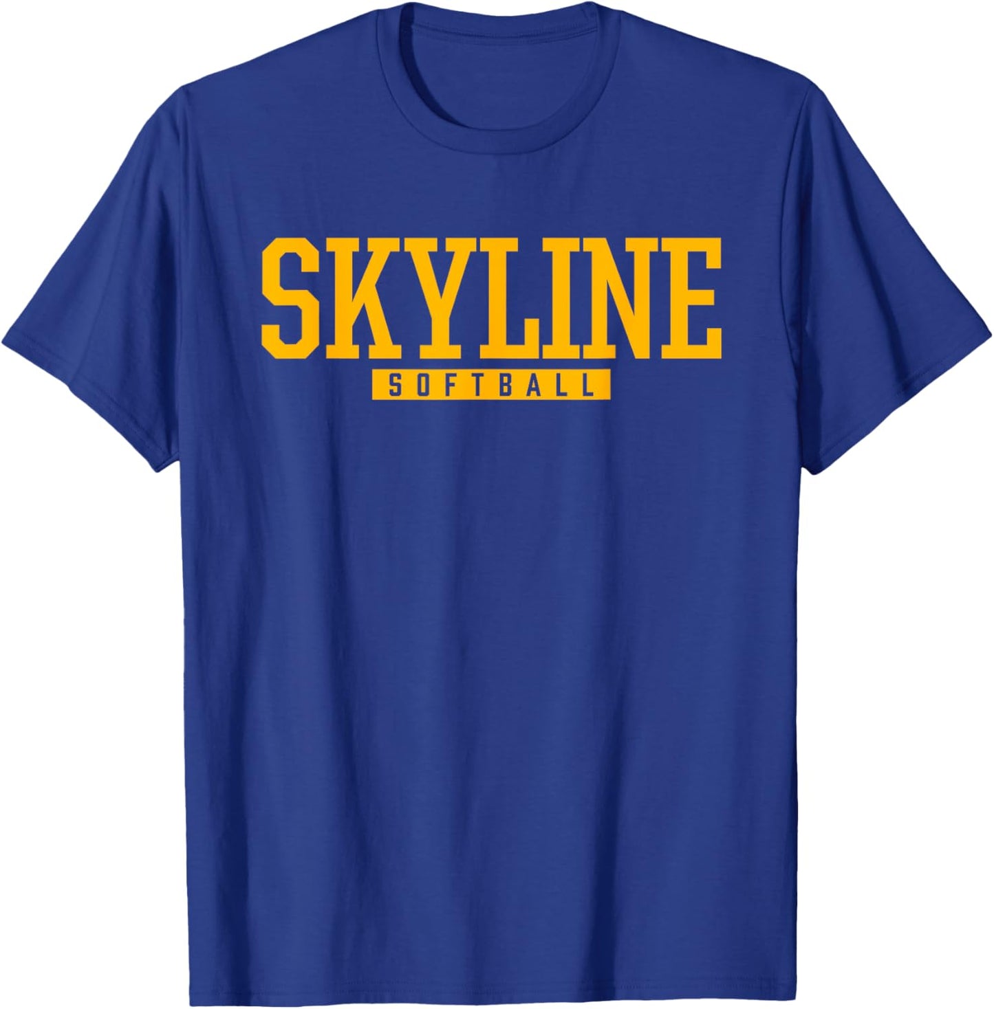 Skyline High School Softball T-Shirt - T-Shirt | Royal