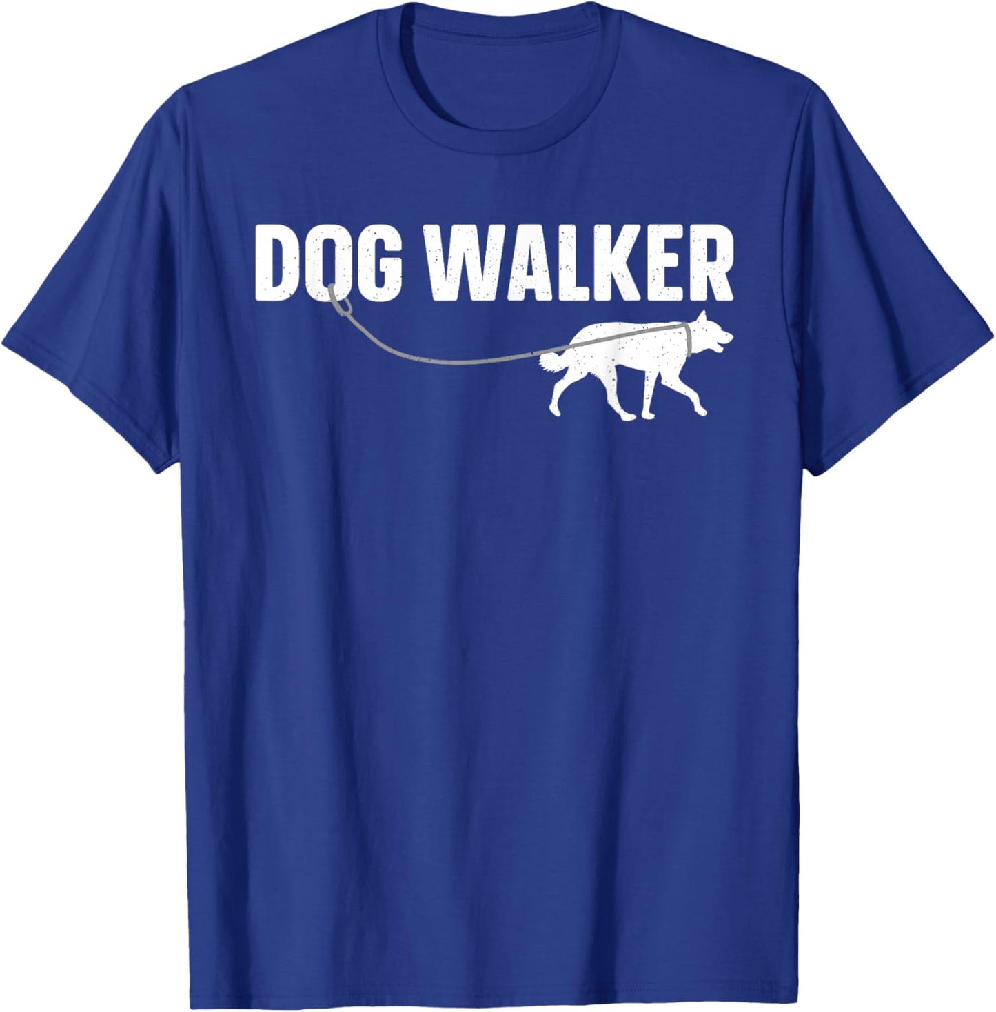 Cute Dog Walker Design Women Pet Walker Dog Walking T-Shirt - T-Shirt | Royal