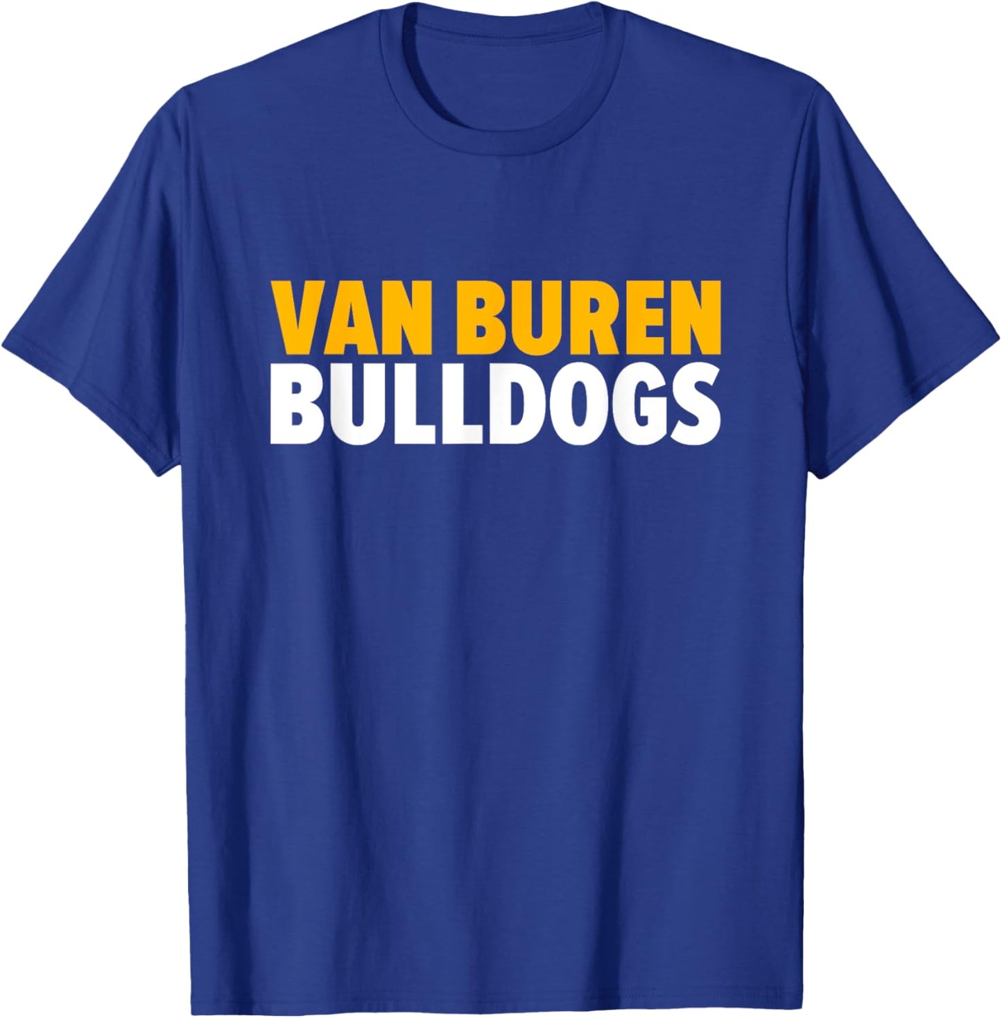 Van Buren Bulldogs Bold T-Shirt - T-Shirt | Royal