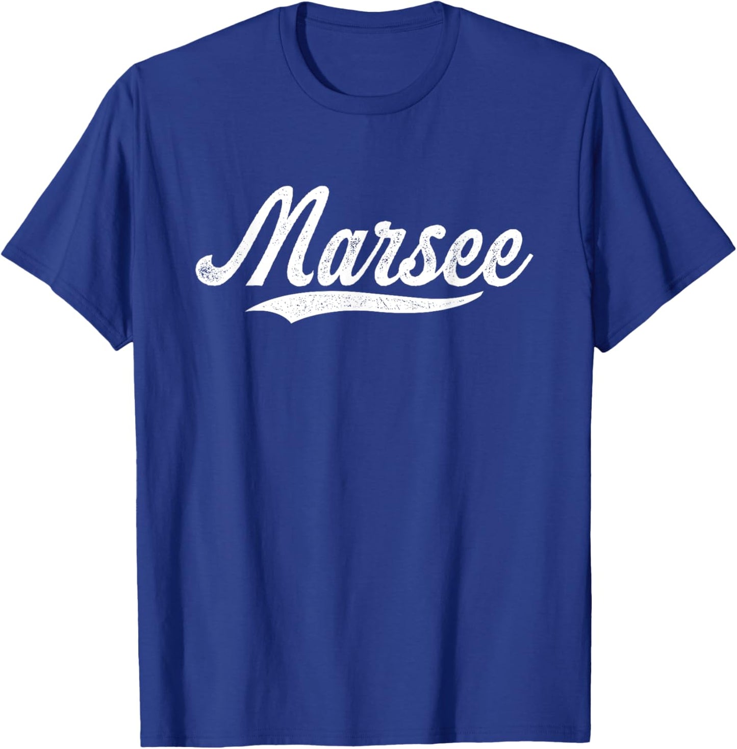 Distressed Script Jakob Marsee Prospect Baseball Fan Gear T-Shirt - T-Shirt | Royal