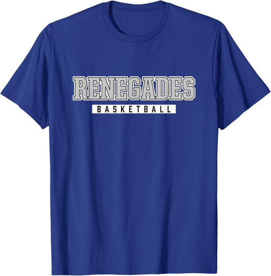 Renegades Basketball Westside High School T-Shirt - T-Shirt | Royal