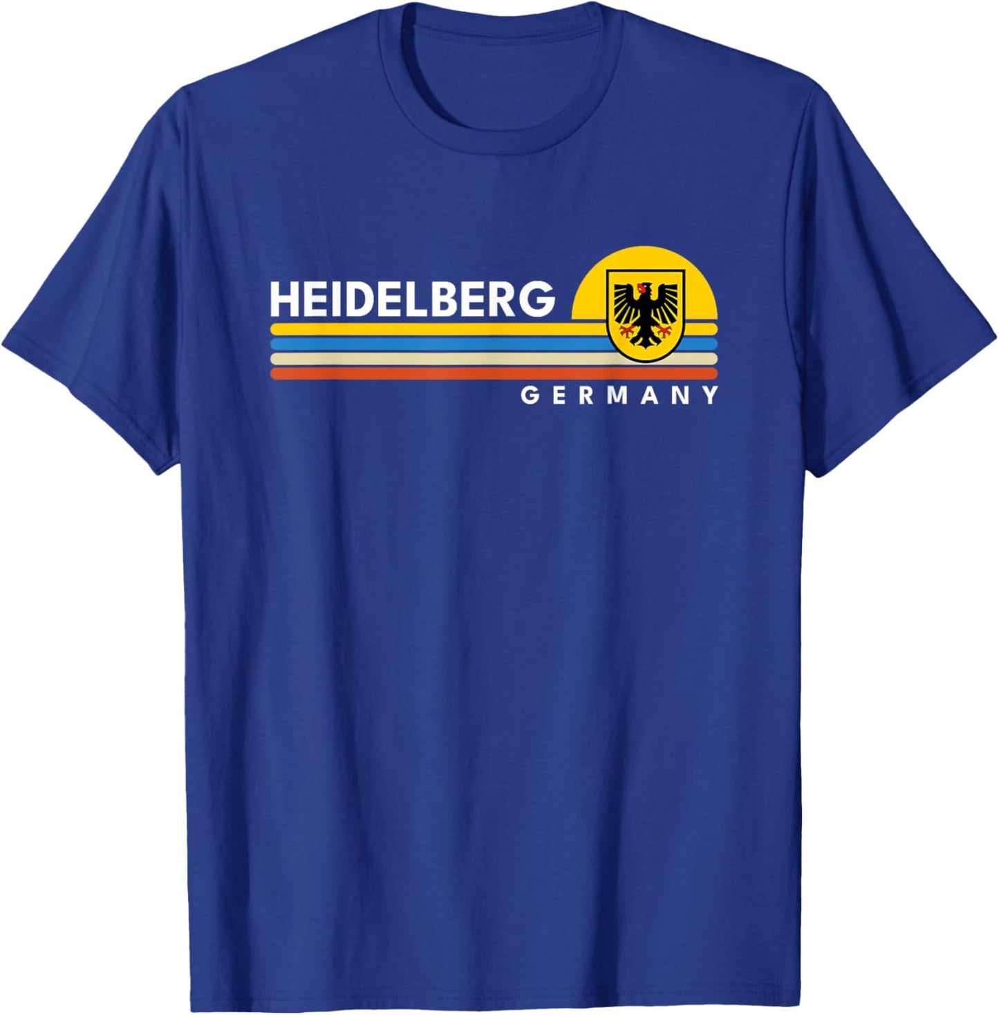 Heidelberg Germany Vintage Retro Souvenirs T-Shirt - T-Shirt | Royal
