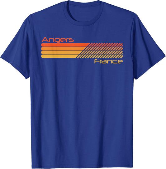 Retro Angers France T-Shirt - T-Shirt | Royal