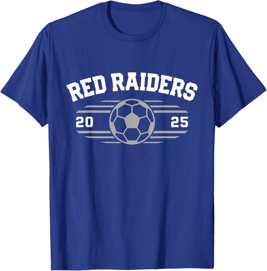 Red Raiders Ajo Soccer Ball 2025 HS T-Shirt - T-Shirt | Royal