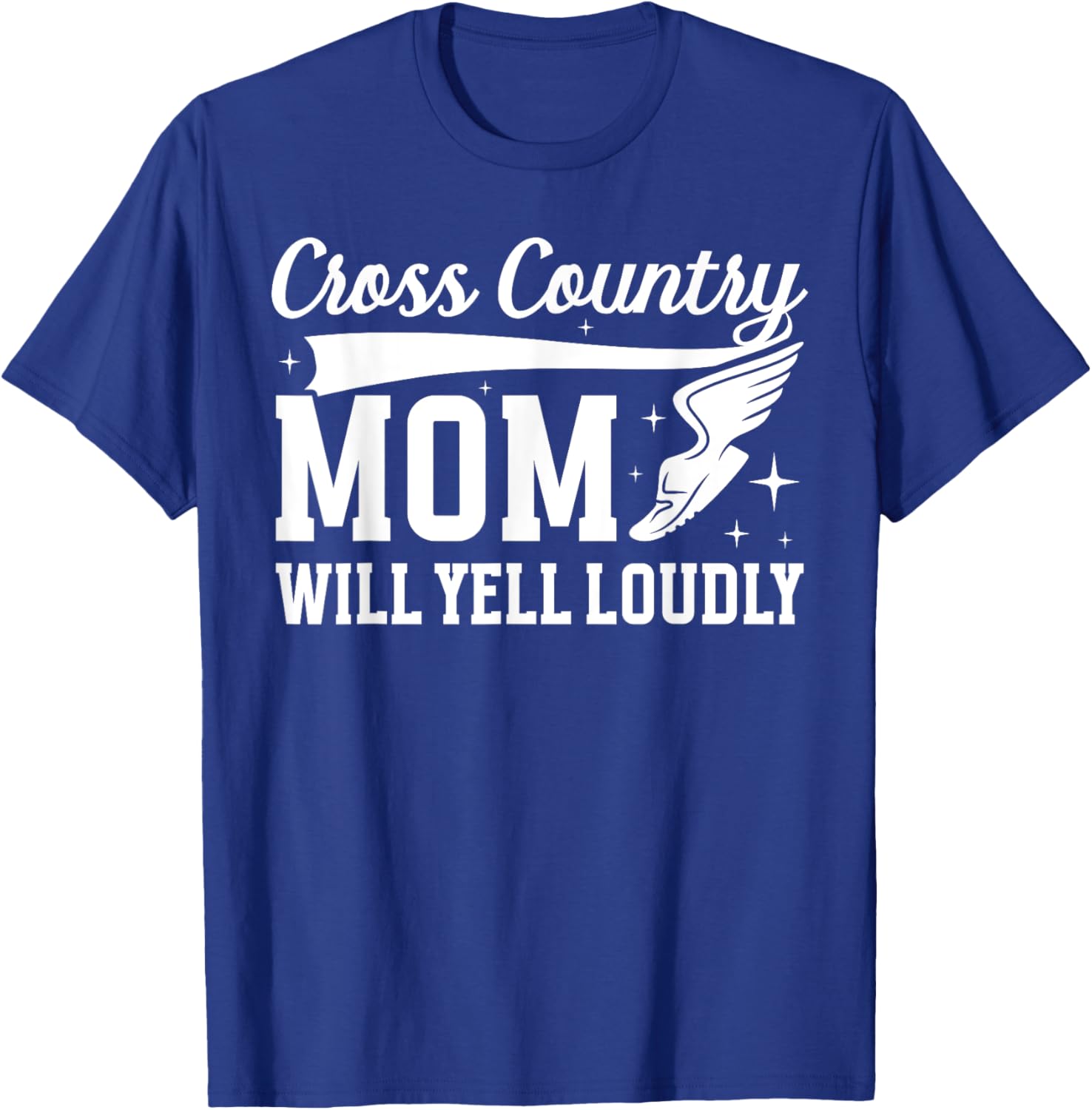 Funny Cross Country Mom Of A Cross Country Runner Mother T-Shirt - T-Shirt | Royal