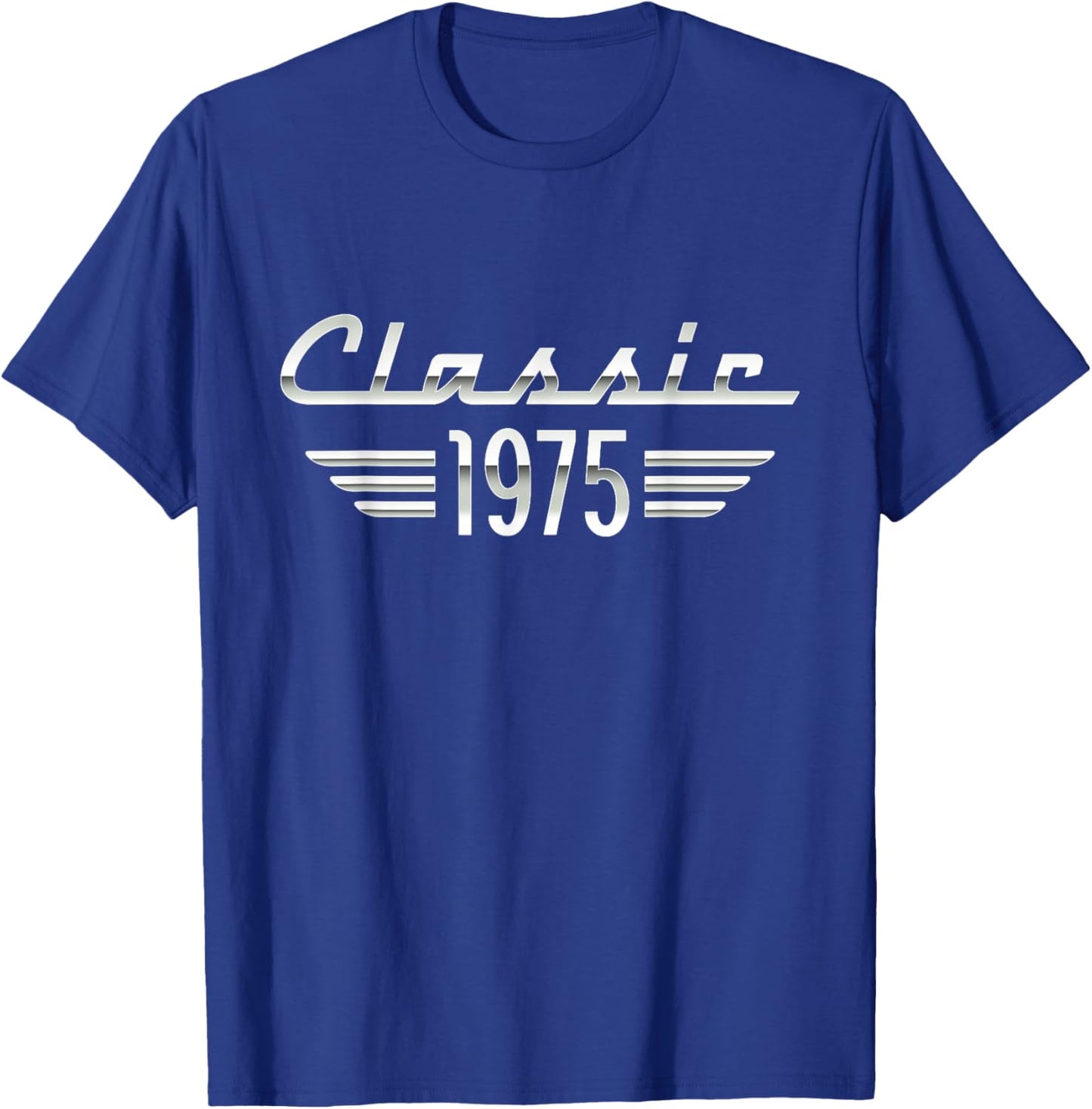 50 Year Old Gifts Classic 1975 50th Birthday T-Shirt - T-Shirt | Royal