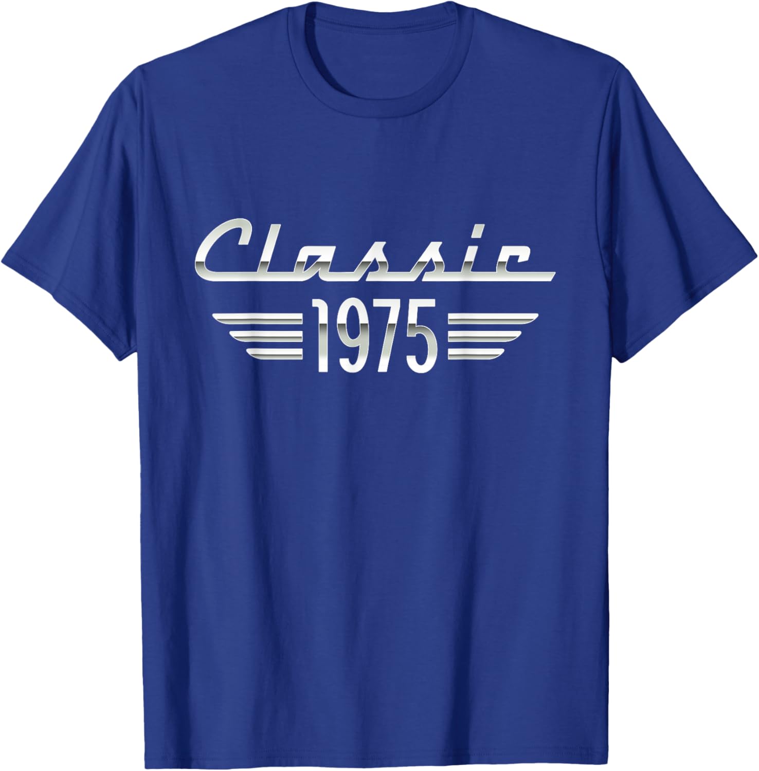 50 Year Old Gifts Classic 1975 50th Birthday T-Shirt - T-Shirt | Royal