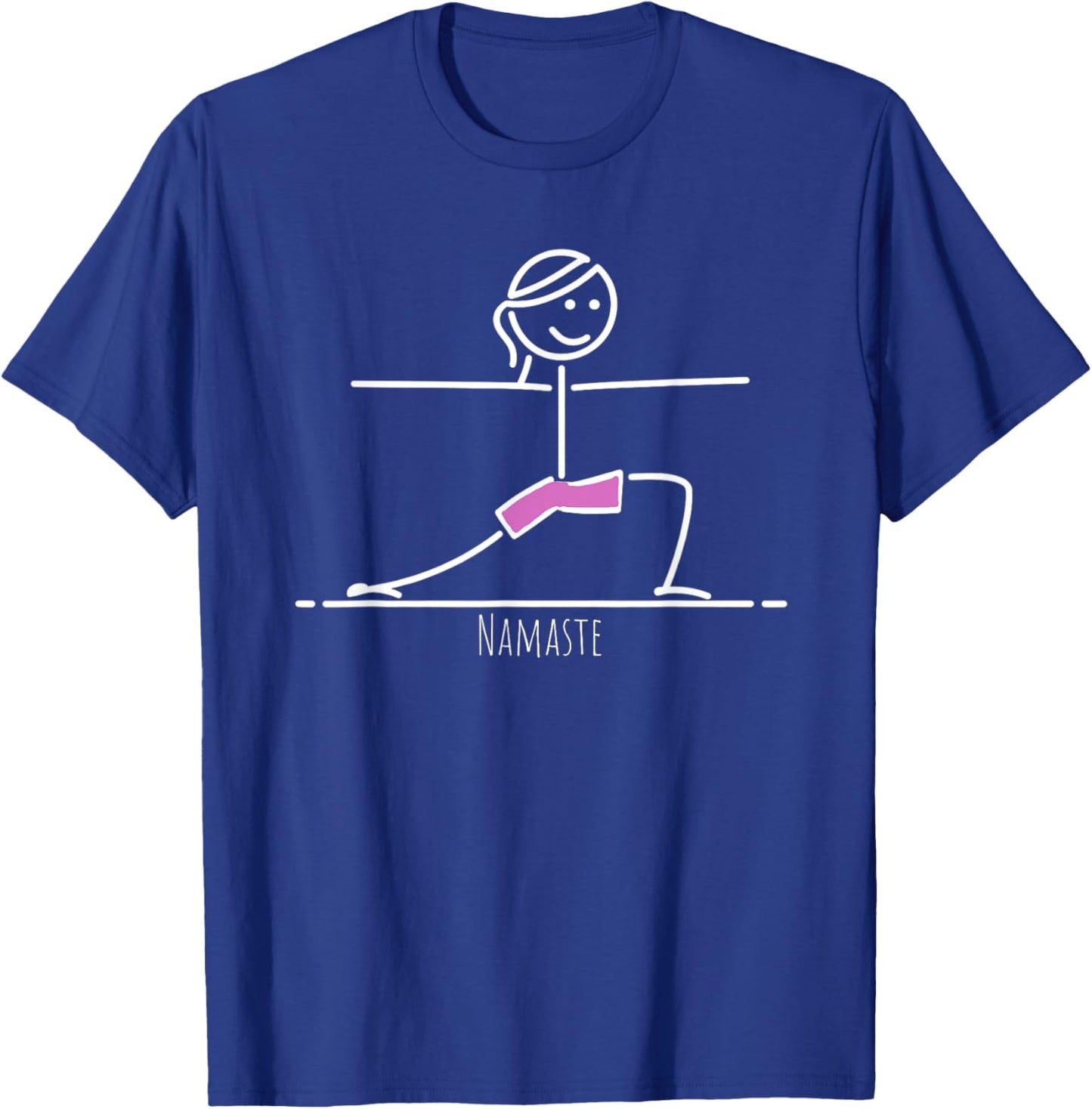 Namaste meditation clothing Funny Yoga T-Shirt - T-Shirt | Royal