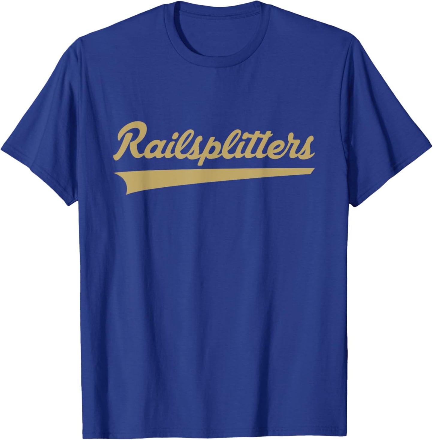 Abraham Lincoln Railsplitters Vintage Swoosh T-Shirt - T-Shirt | Royal