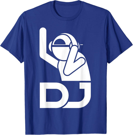Cool DJ Art Teen Boys Disc Jockey Music Producer DJ T-Shirt - T-Shirt | Royal