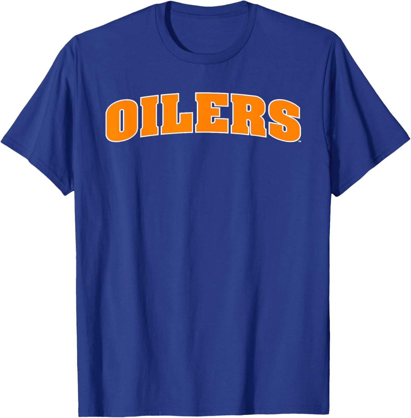 University of Findlay Oilers Block Type Logo T-Shirt - T-Shirt | Royal