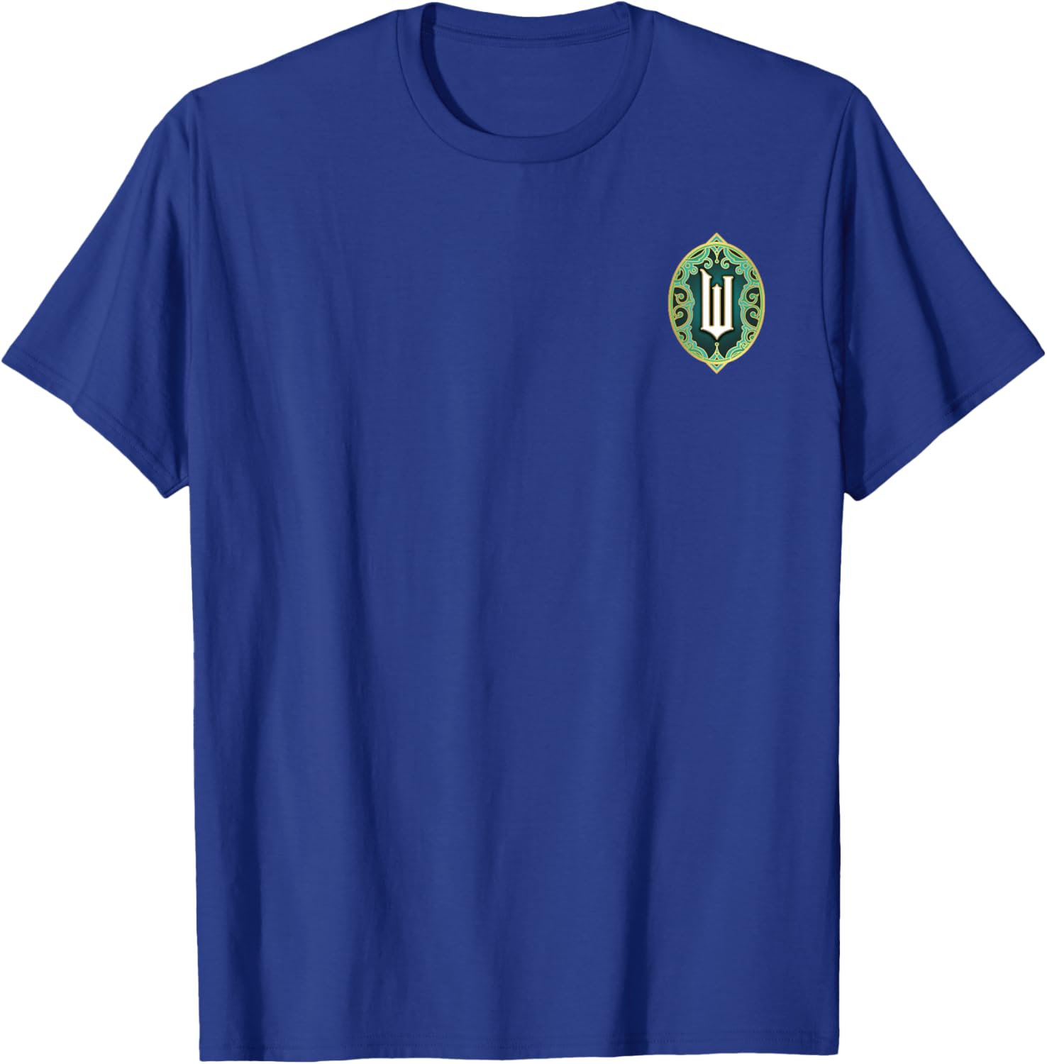 Wicked Wizard Face Emerald City Front & Back T-Shirt - T-Shirt | Royal