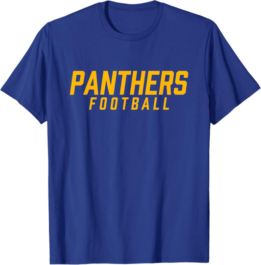 Clay County High School Football Team T-Shirt - T-Shirt | Royal