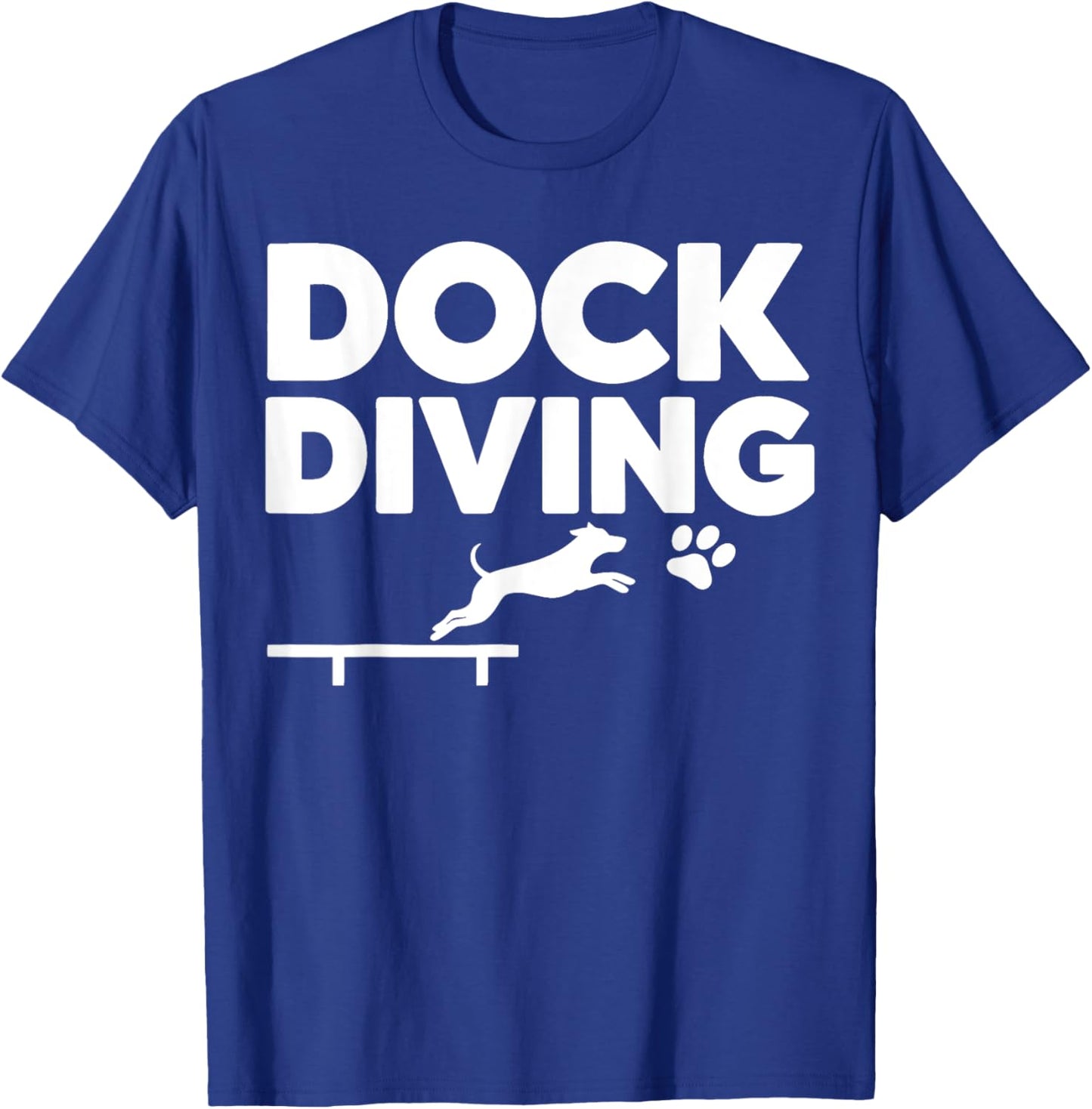 Dock Diving Dog Dock Diving T-Shirt - T-Shirt | Royal