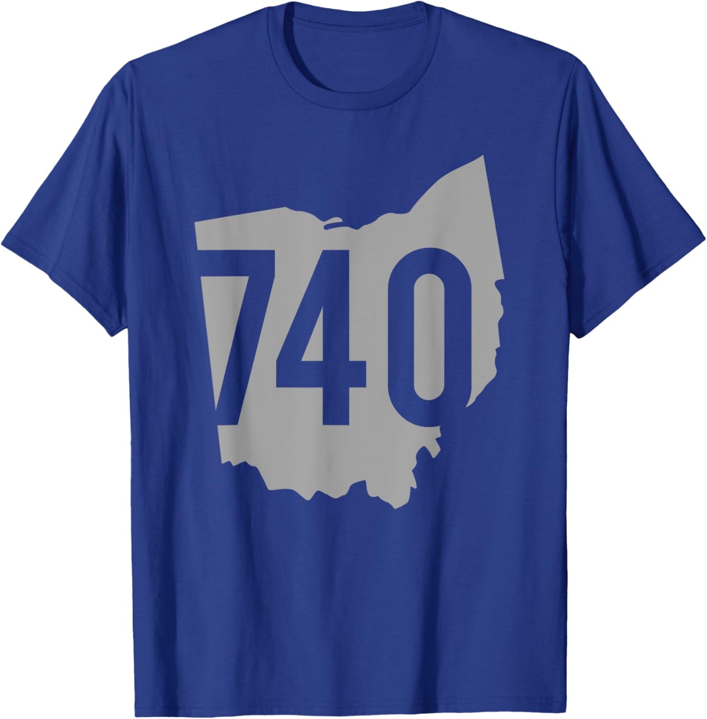 740 Area Code, Lancaster, Zanesville, Athens, Ohio T-Shirt - T-Shirt | Royal