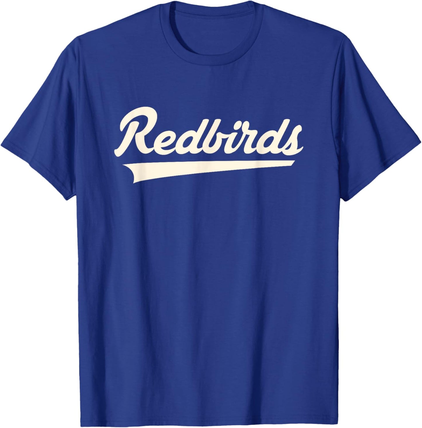 Redbirds Alton Vintage Swoosh HS T-Shirt - T-Shirt | Royal