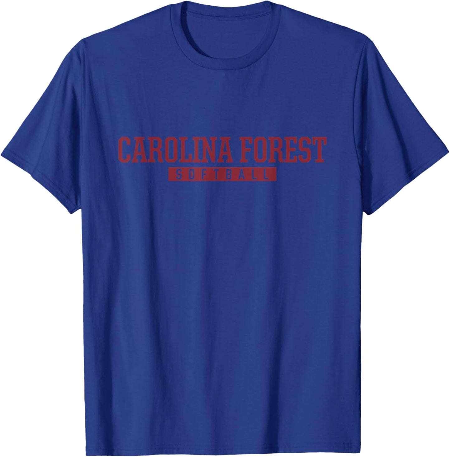 Carolina Forest High School Softball T-Shirt - T-Shirt | Royal