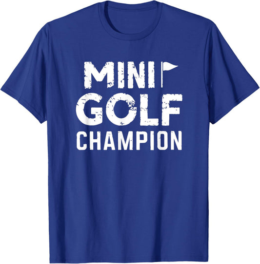 Mini Golf Champion Mini Golf Boys And Girls T-Shirt - T-Shirt | Royal