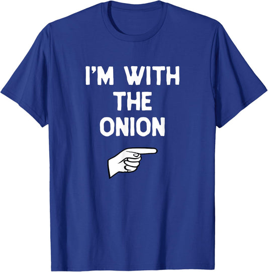 I'm With The Onion Costume Halloween Matching Party T-Shirt - T-Shirt | Royal