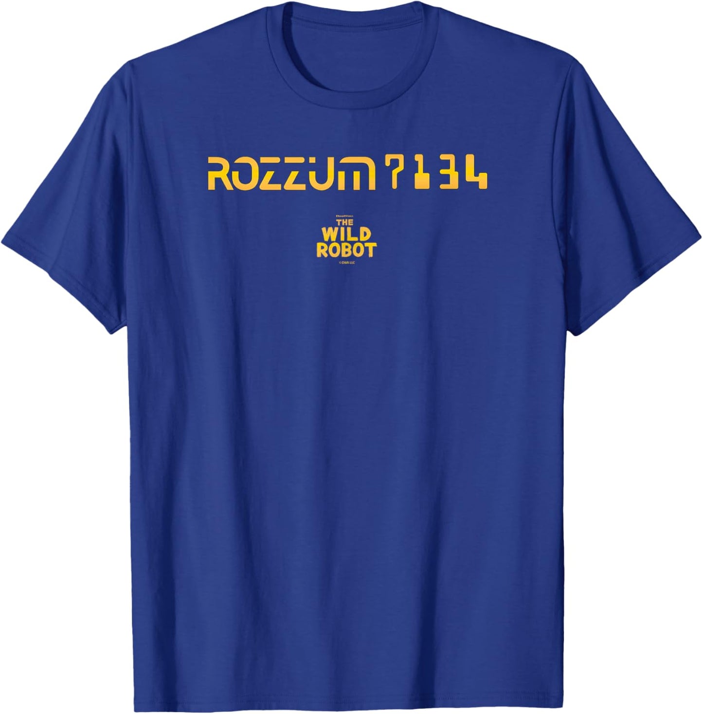 DreamWorks The Wild Robot Rozzum 7134 T-Shirt - T-Shirt | Royal