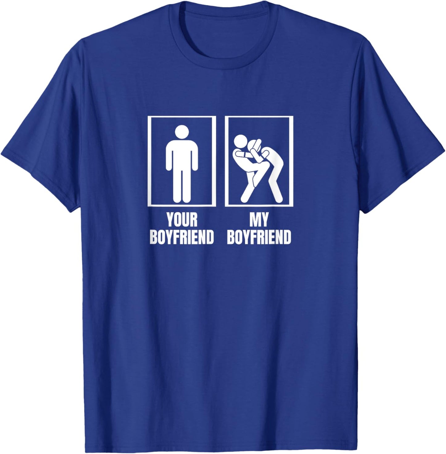 Your Boyfriend My Boyfriend Girlfriend Muay Thai T-Shirt - T-Shirt | Royal