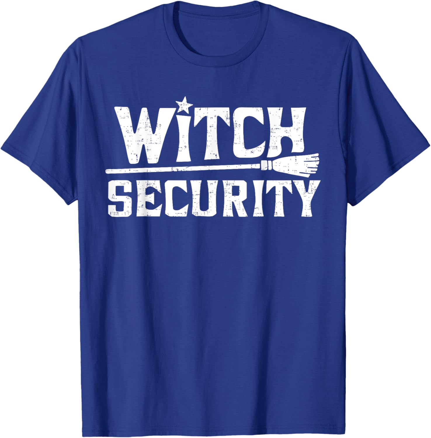 Witch Costume Women or Funny Mom Witch Security T-Shirt - T-Shirt | Royal