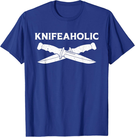 Knife Collector Art Women Knife Lover Knife Collecor T-Shirt - T-Shirt | Royal