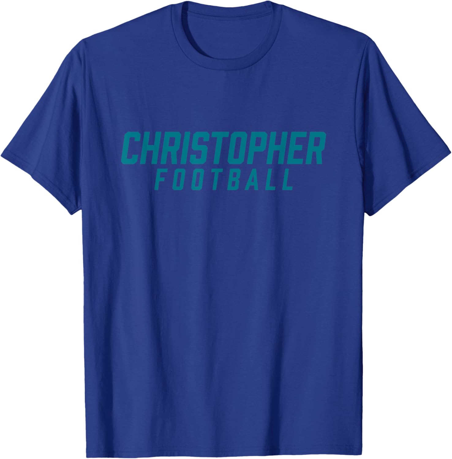 Christopher High School Football Team T-Shirt - T-Shirt | Royal
