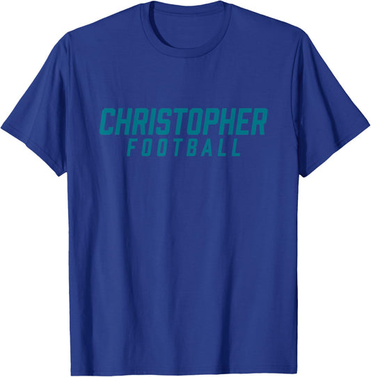 Christopher High School Football Team T-Shirt - T-Shirt | Royal