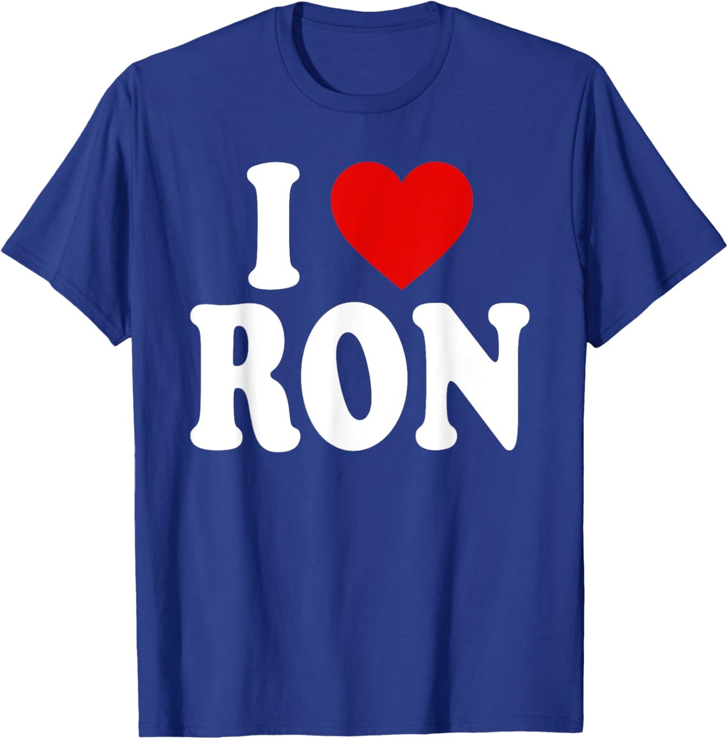 I Heart Love Ron T-Shirt - T-Shirt | Royal