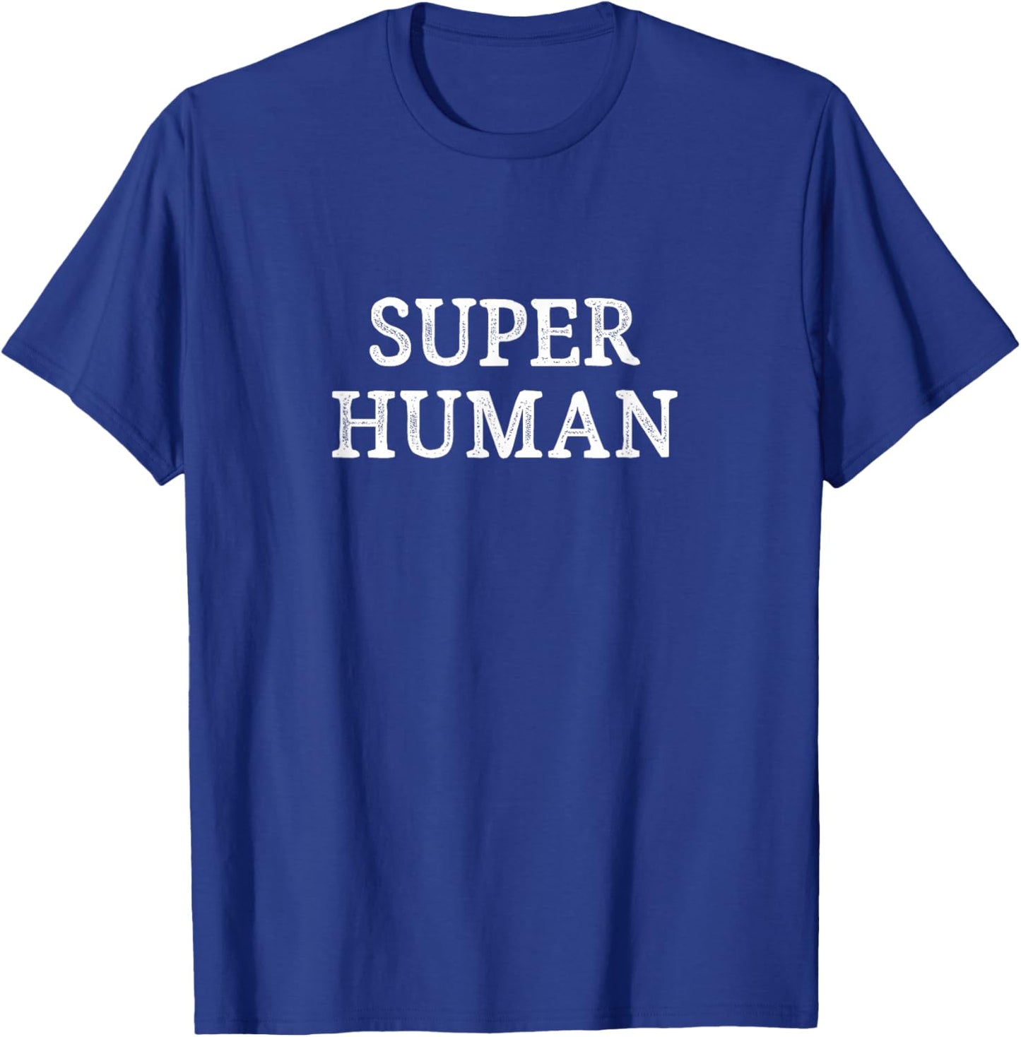 Super Human - Vintage Style T-Shirt - T-Shirt | Royal