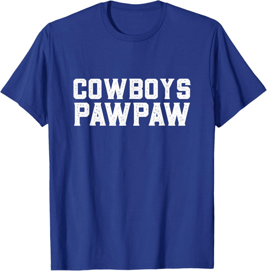 Cowboys West My Favorite Name Pawpaw HS T-Shirt - T-Shirt | Royal