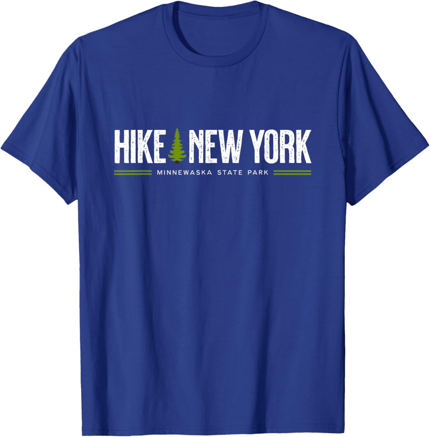 New York Minnewaska State Park Hike Tree Retro Graphic T-Shirt - T-Shirt | Royal