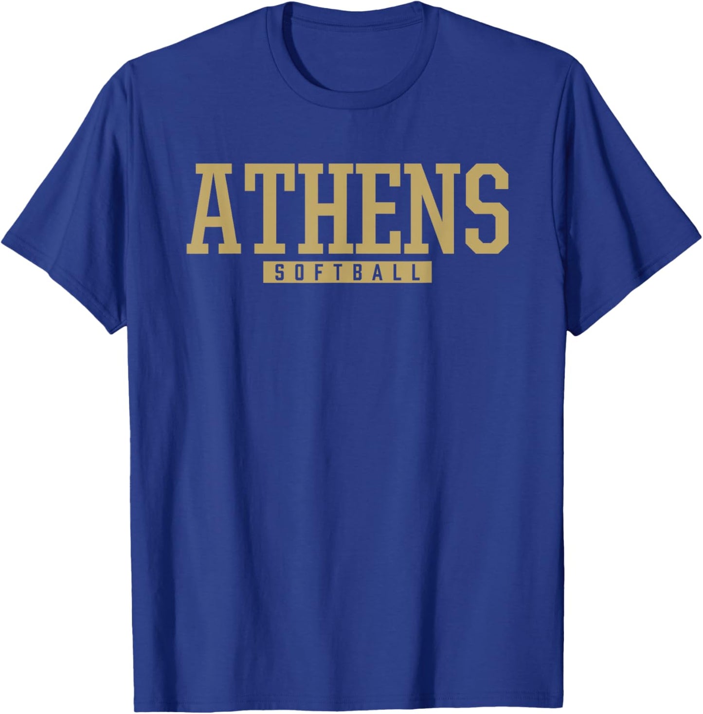 Athens High School Softball T-Shirt - T-Shirt | Royal