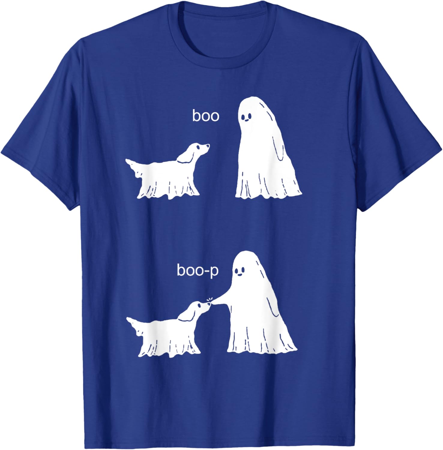 Boo Boop Ghost And Dog T-Shirt - T-Shirt | Royal