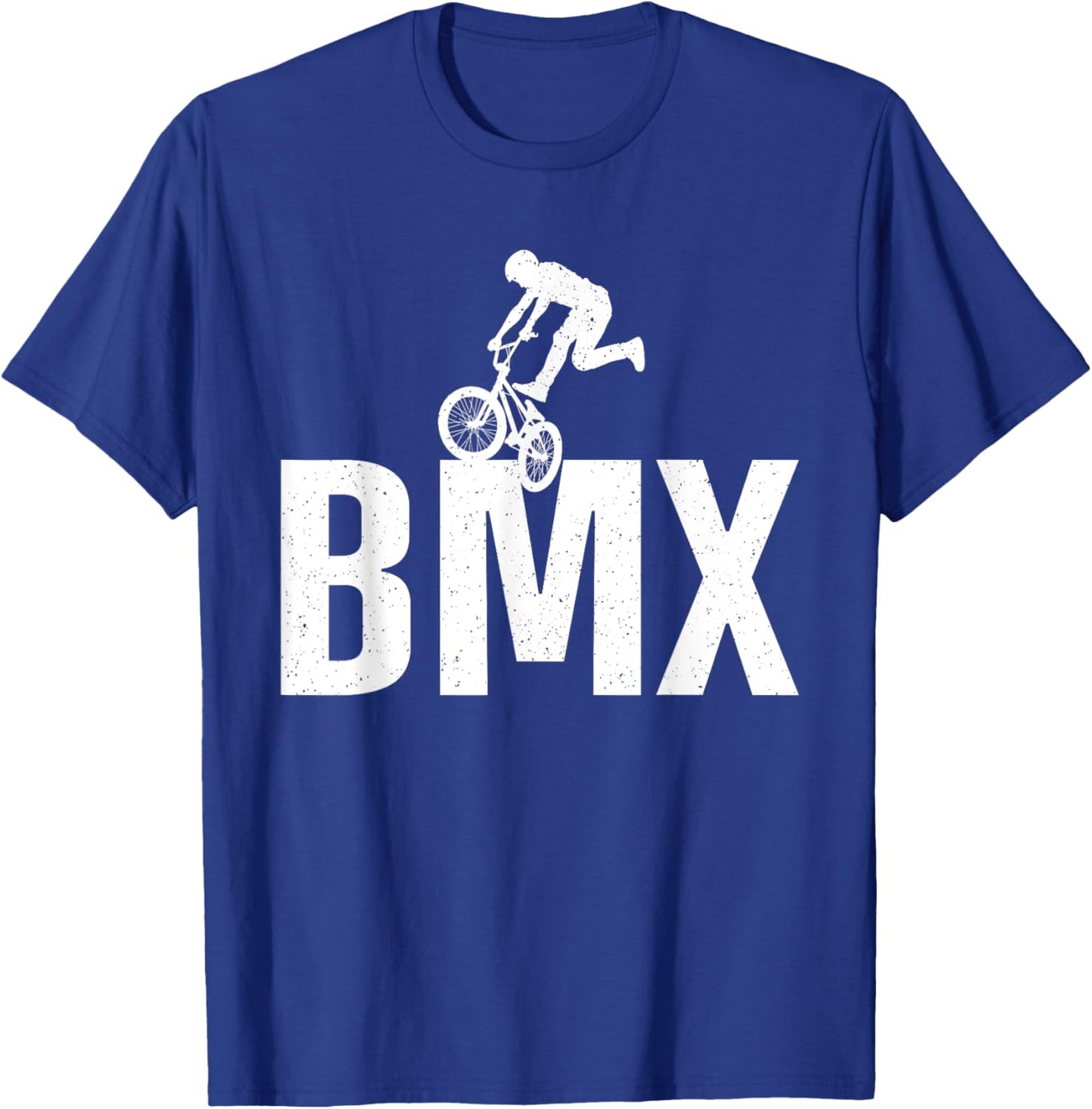 Cool BMX Design Women Boys BMX Rider Off Road BMX T-Shirt - T-Shirt | Royal