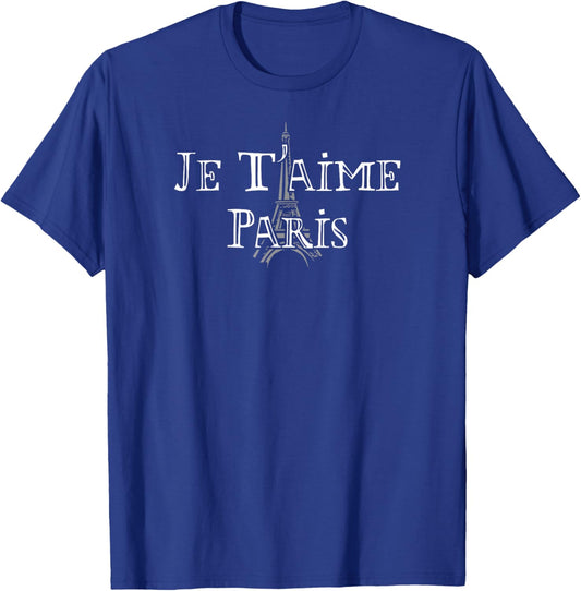Je T'Aime Paris T-Shirt - T-Shirt | Royal