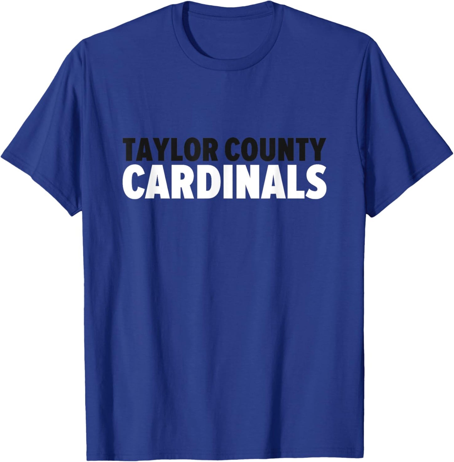 Taylor County Cardinals Bold T-Shirt - T-Shirt | Royal