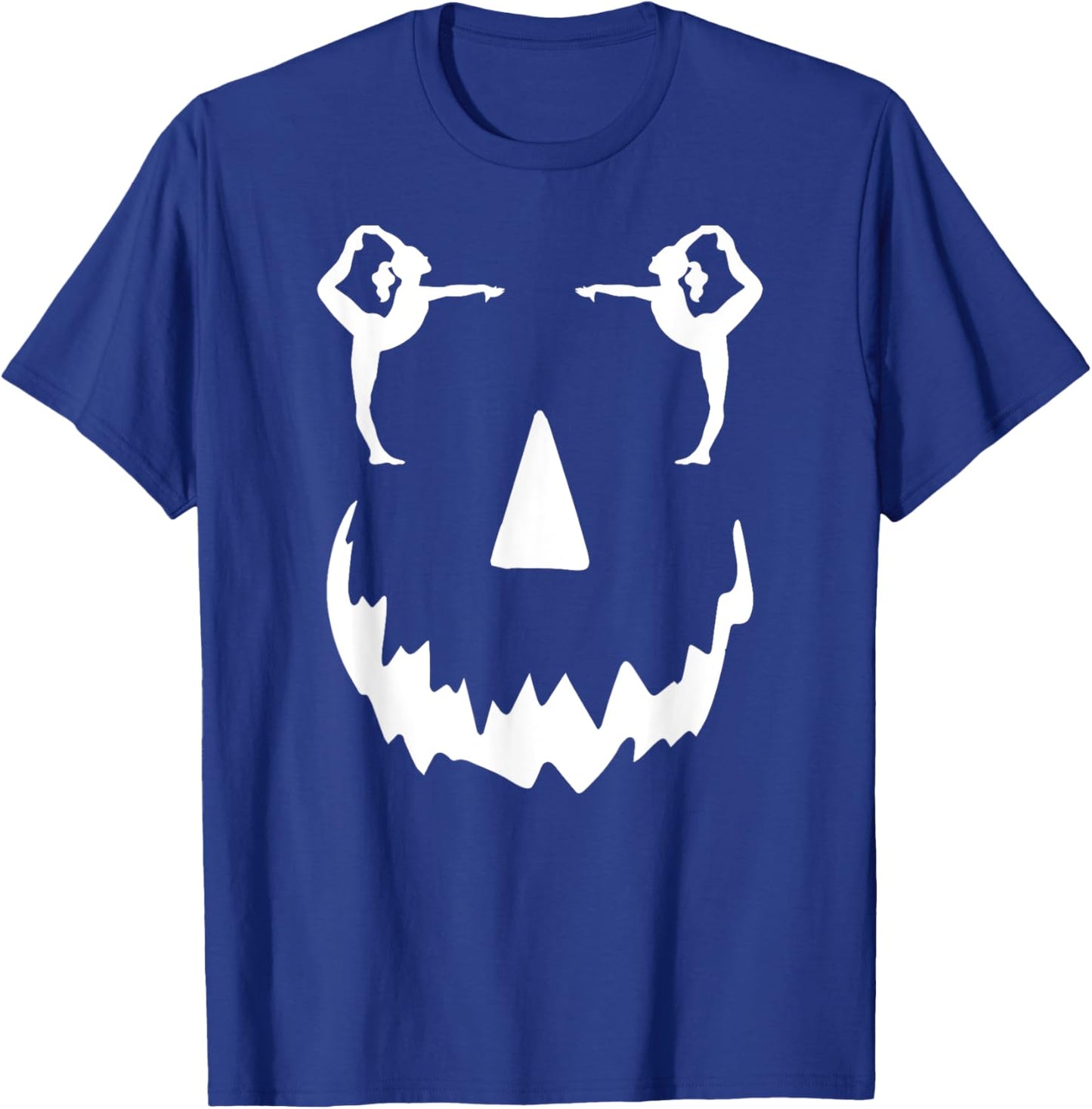 funny Gymnastics pumpkin Gymnastics halloween T-Shirt - T-Shirt | Royal