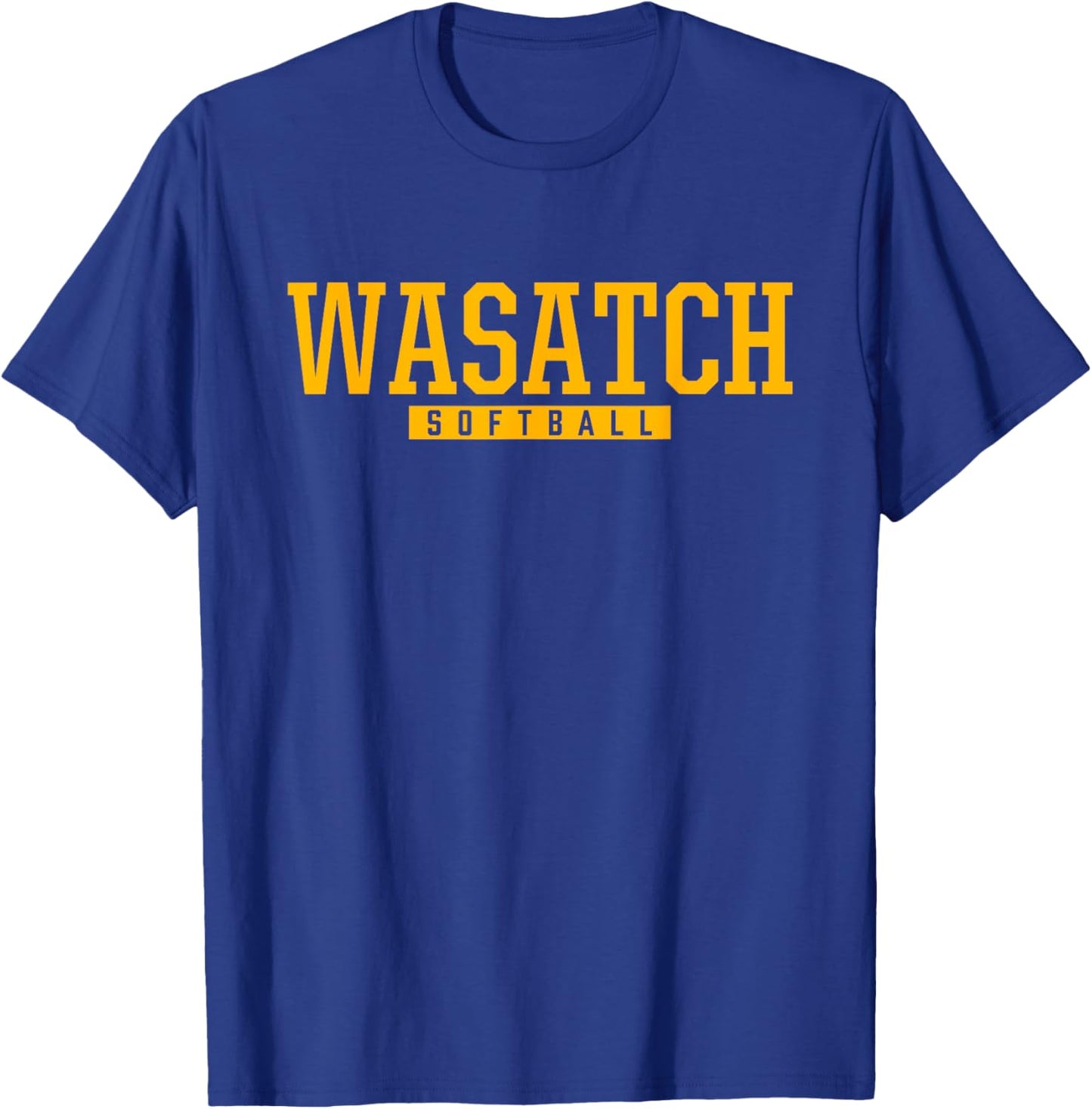 Wasatch High School Softball T-Shirt - T-Shirt | Royal